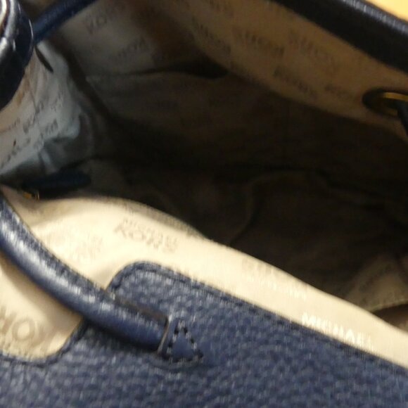 Michael Kors Navy Blue Backpack - Picture 7 of 7
